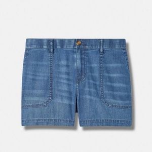 Torrid size 30 dark wash shorts